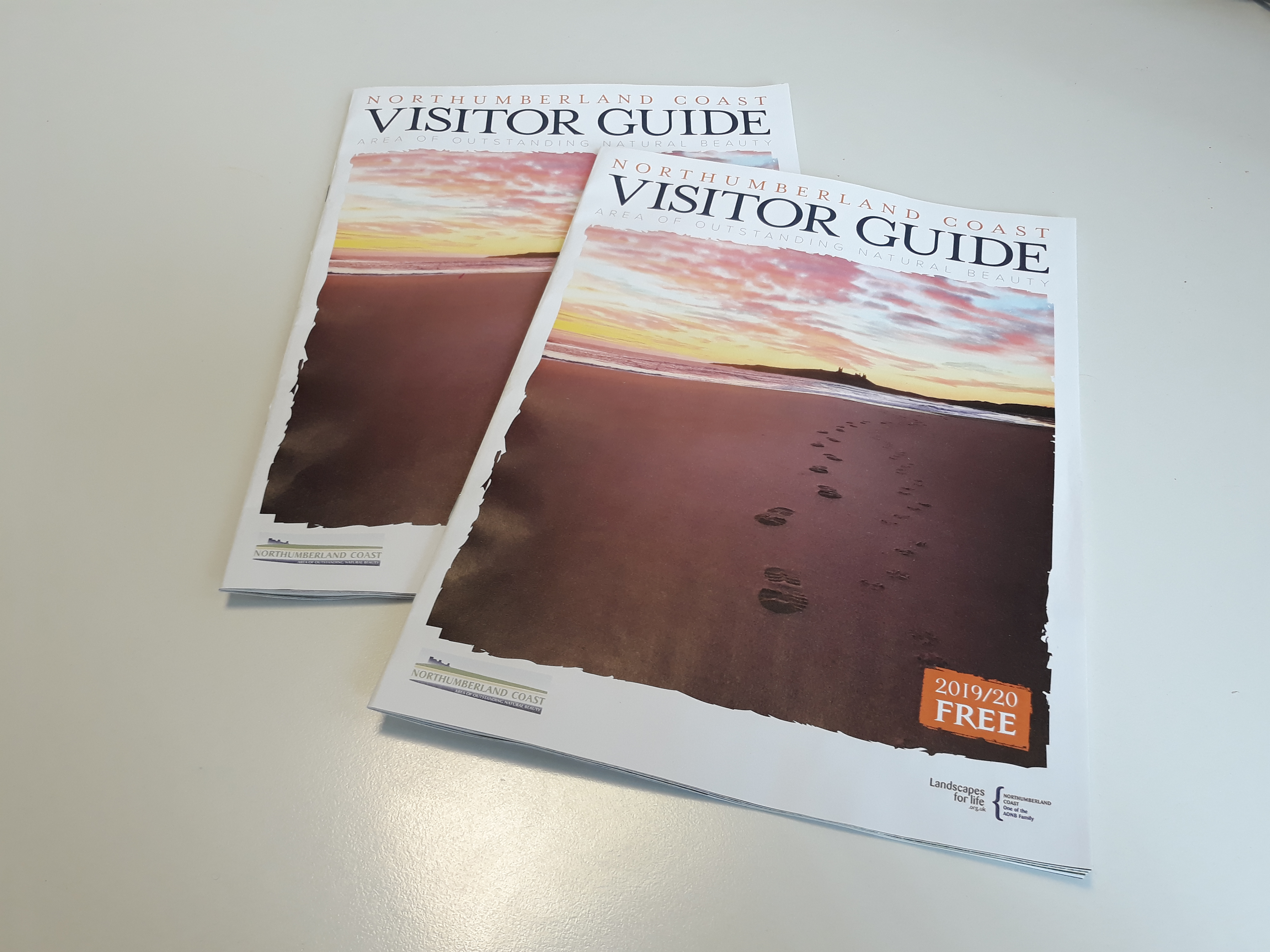 Walk away with the AONB Visitor Guide from North Tourism Fair
